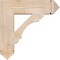 Ekena Millwork Olympic Arts & Crafts Smooth Bracket, Douglas Fir, 5 1/2"W x 24"D x 24"H BKT06X24X24OLY03SDF - alternate 3